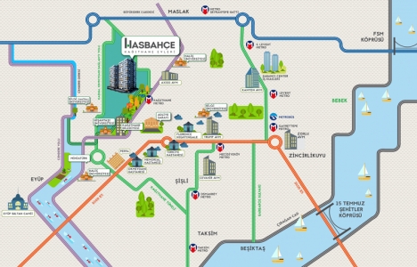 Hasbahçe Kağıthane Evleri fiyatları!