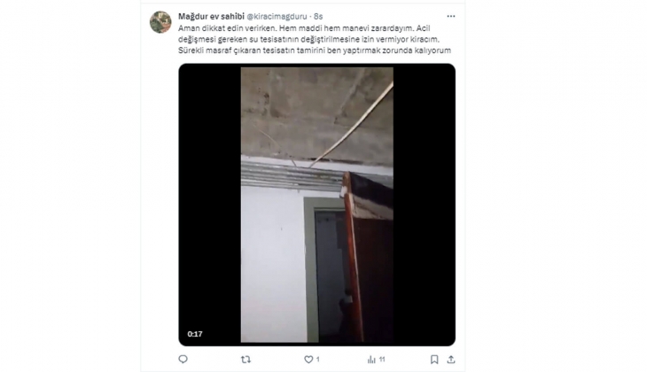 Ev sahibinden boş duran dairesi için şok açıklama: Kiracı ne hale getirir, güvenemem!