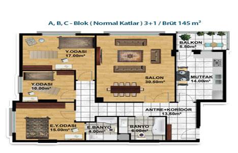 Vezüv Konakları vaziyet planı!