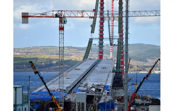 1915 Çanakkale Köprüsü ndeki kedi yolunun yüzde 70 i tamamlandı!