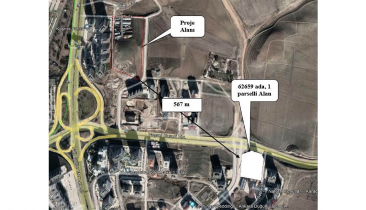 Yeşil Deniz Life Kooperatifi ve Çatkaya Gayrimenkul ün Ankara daki arsasına 1021 konutluk yeni proje geliyor!