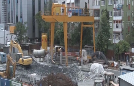 Kabataş-Beşiktaş metro hattı inşaatı protesto edildi!