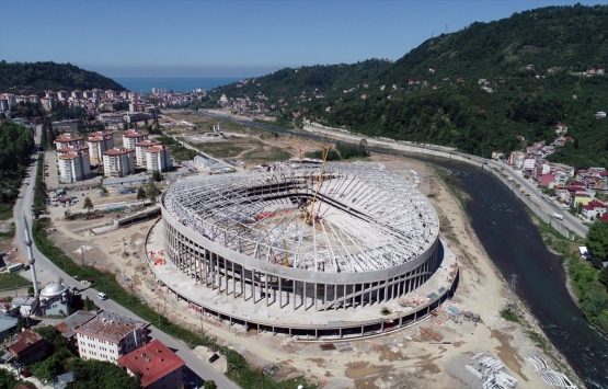 Giresun Çotanak Stadı yıl sonu tamam!
