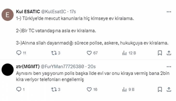 Mağdur ev sahibi: Kiracım 4 bin TL ye oturuyor, kendi evini 15 bin TL ye kiraya vermiş!