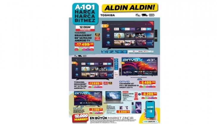 A101 de 5 tanesi 49.50 TL’ye düştü, İşte o indirimli ürünler!