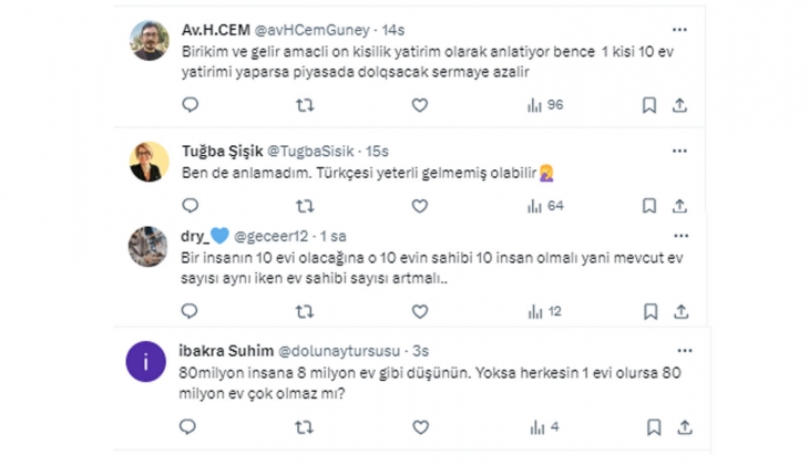 TCMB Başkanı Erkan, 10 insanın bir evi olmalı dedi! Ünlü profesör vatandaşlara sordu: Bu ne demek?