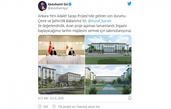 Ankara ya yapılacak Adalet Sarayı nın proje görselleri ilk kez paylaşıldı!