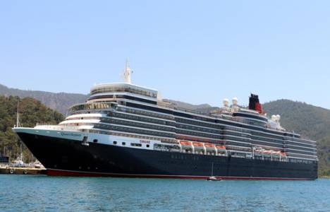 Queen Elizabeth kruvaziyeri Bodrum'a geldi!