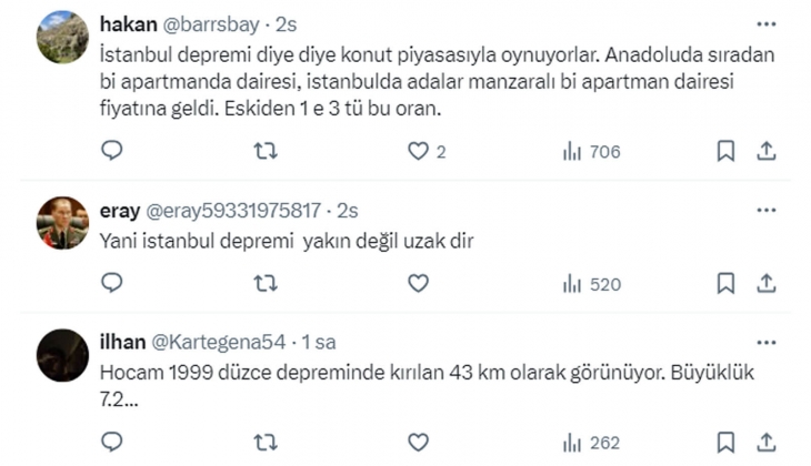 Prof. Dr. Osman Bektaş tan İstanbul depremi açıklaması: Zamanı belli olmasa da büyüklüğü yaklaşık 6,4 tür!