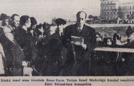 1952 yılında inşa edilecek Hilton Oteli'nin temeli atılmış!