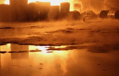 Beyoğlu’nda bir büfede yangın çıktı!