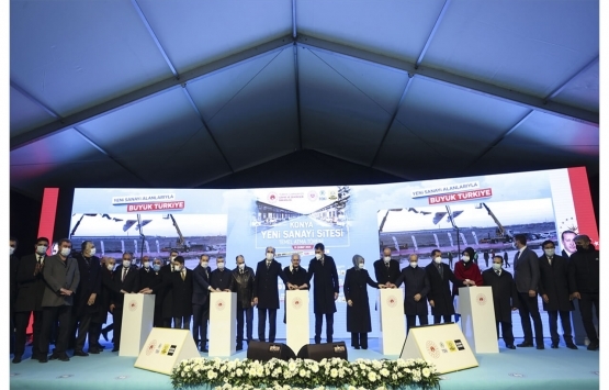 Konya Yeni Sanayi Sitesi nin temeli atıldı!