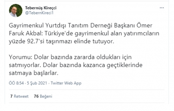 Yabancıya konut satışında 2023 hedefi 15 milyar dolar!