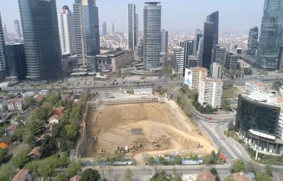 Levent Camii inşaatı