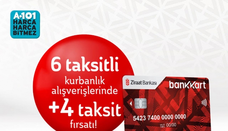Ziraat Bankası’nda A101 fırsatı başladı! 30 Haziran 2023’e kadar +4 taksit imkanından faydalanın…