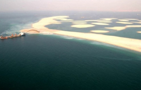 İşte Dubai deki yapay adanın yapılışı!