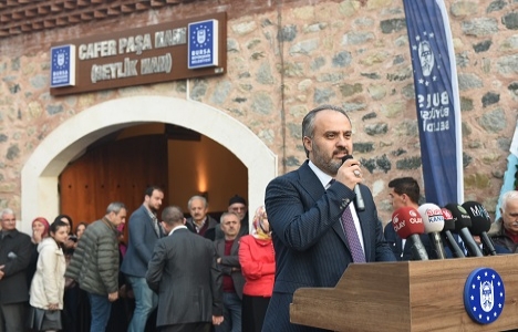 Bursa Cafer Paşa Hanı yeni yüzüyle hizmete açıldı!
