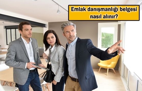 emlakçılık belgesi nereden alınır