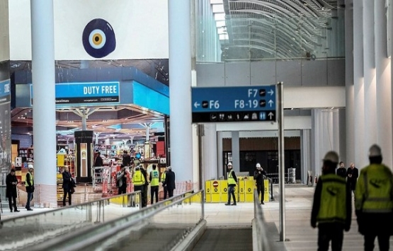 3. havalimanı tarihi sefer öncesi havadan görüntülendi!