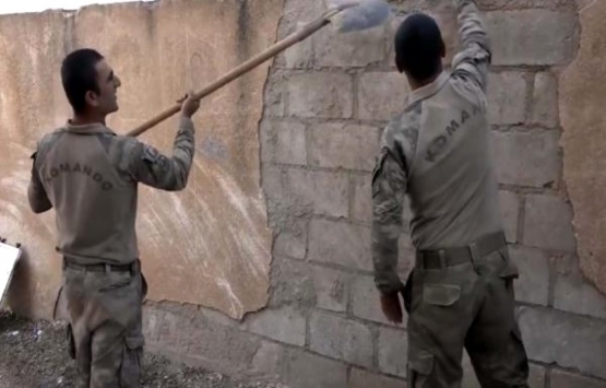 Terör örgütlerinin Rasulayn da zarar verdiği okul onarıldı!