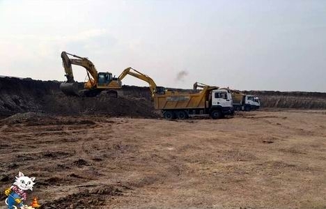 Akyurt Fuar Alanı nda kazı ve dolgu çalışmaları sürüyor!