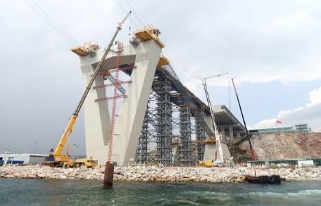 İzmit Körfez Geçiş Köprüsü nden son durum fotoğrafları!