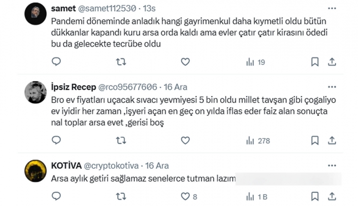 Kira getirisi mi, arsa getirisi mi? Yatırım yapacaklar dikkat! 