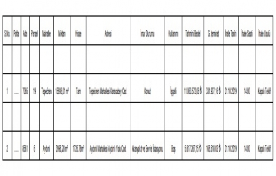 Tuzla da 16.7 milyon TL ye satılık 2 gayrimenkul!