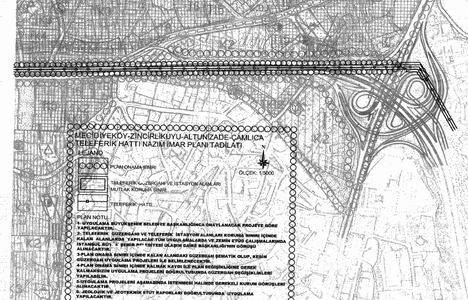 Mecidiyeköy - Zincirlikuyu - Altunizade Çamlıca Teleferik Hattı imar planı askıya çıktı!