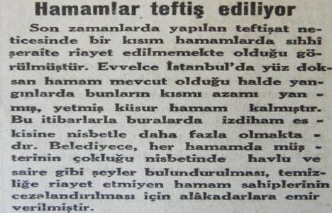 1932 yılında İstanbul'da hamam sayısı!