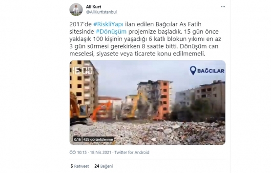 Bağcılar Kirazlı Mahallesi ndeki kentsel dönüşümde son durum ne?