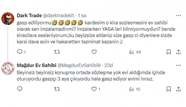 Mağdur ev sahibinden çağrı: Boş evinizi kiraya vermeyin, davalıksanız evim gasp ediliyor diye suç duyurusu yapın!