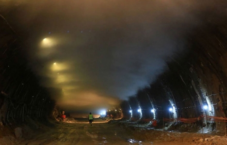 Ovit Tüneli nin yüzde 85 i tamam!