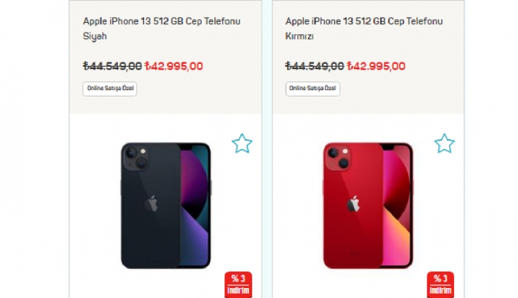 iPhone almak isteyenlere müjde! A101, Apple iPhone 13 e aniden indirim yaptı! 
