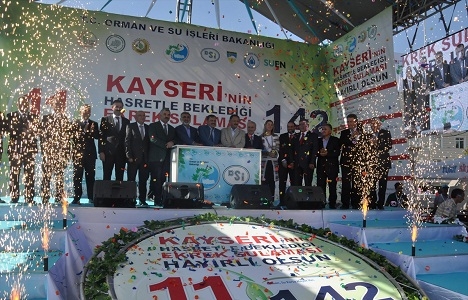 Kayseri'de 142 milyon TL'lik 11 tesisin açılışı yapıldı!