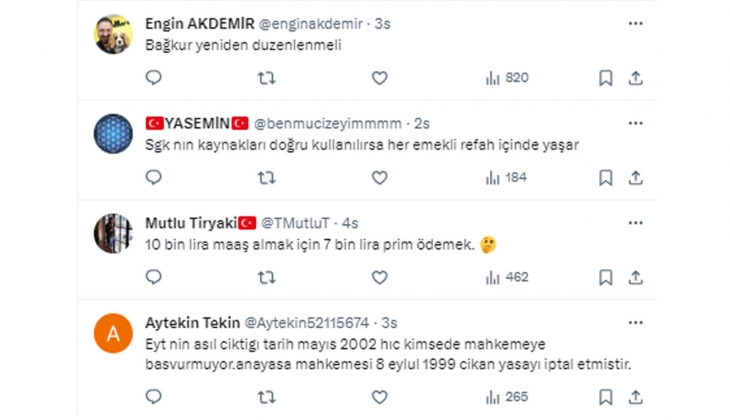 25 yılda 1.7 milyon TL prim ödeyecek olan Bağ-Kur lu, parayı biriktirse aylık 60-65 bin TL faiz alır!