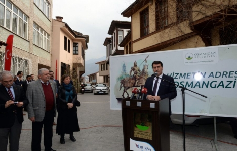 Bursa Tophane'deki Tarihi Kale Sokak yenilendi!