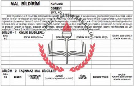 Mal bildirimi nereye verilir?