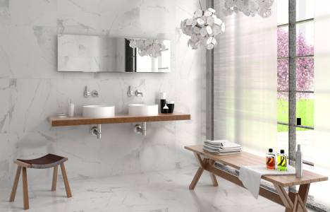 Yurtbay Classıc Calacatta Koleksiyonu ile mermerin doğallığını mekanlara taşıyor!