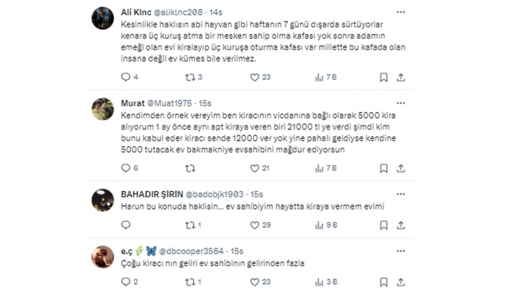 Eski gazeteci ve emekli borsacı Harun Kahraman dan kiracı tepkisi: Kirayı az verip oturanlar gasp yapıyor!