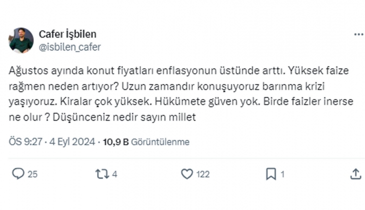 Faizler inerse konut fiyatları ne olur? Vatandaşlar yorumladı!