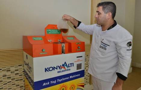 Konyaaltı'nda yılda 35 ton atık yağ toplanıyor!