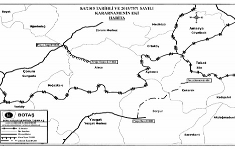 Çorum ve Yozgat ta 4 bölgede acele kamulaştırma!
