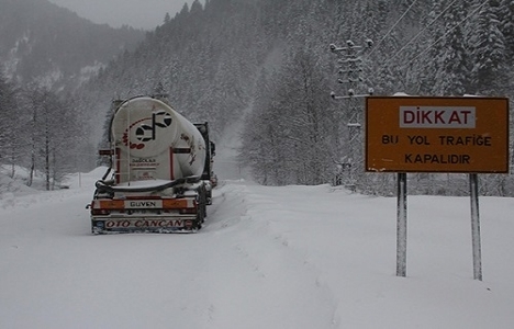 Ovit Dağı Geçidi ulaşıma kapandı!