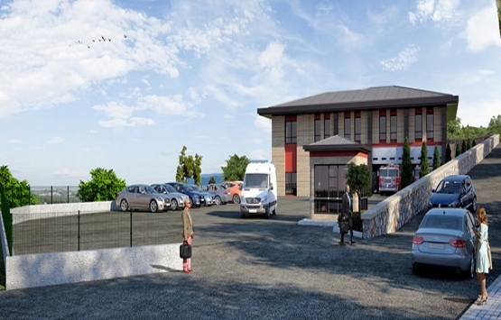 Kocaeli Bağçeşme itfaiye binasının ısı yalıtım işleri başladı!