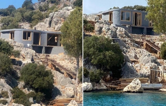 Üçağız Yarımadası'ndaki kaçak villanın Yapı Kayıt Belgesi iptal edildi!