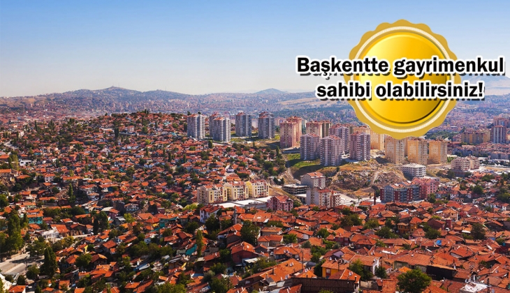 Ankara Büyükşehir, 24 adet arsa, 2 dükkan ve 1 konutu satıyor! 