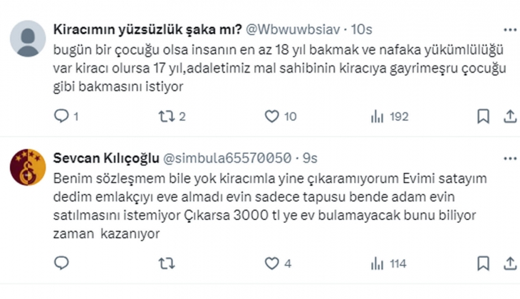 Ev sahipleri 17 yıllık kira esaretine ve Bilirkişiye bağlı kira tespit davalarına tepkili!