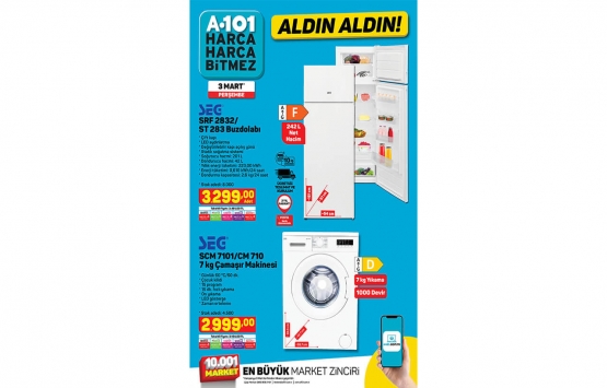 A101 3 Mart 2022 kataloğu! Kadınlar gününe özel dev fırsatlar!