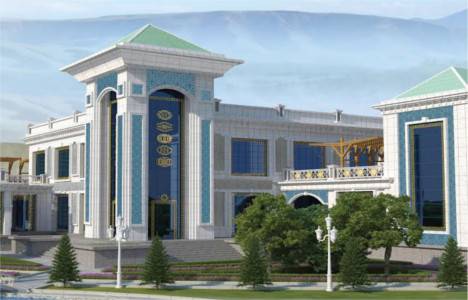 Anikya İznik Çini’nin çinileri, Türkmenistan Devlet Başkanlığı Konuk Evi’nde!